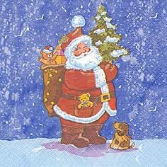 2566 - Santa Claus in the snow