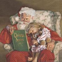 4387 - Julemanden læser godnathistorie