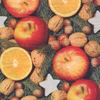 4489 - Æbler og nødder samt appelsiner 