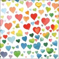5255 - Farverige hjerter