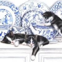 5331 - Kattekillinger med porcelæn