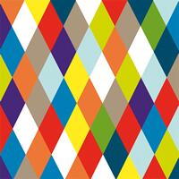 4017 - Colourfull rhombus pattern