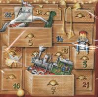 4013 - Christmas calendar dresser