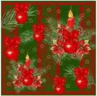 3583 - Christmas candles and pine