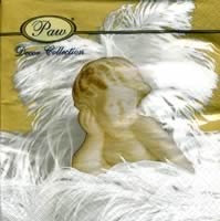3518 - Angel with feathers - Gold