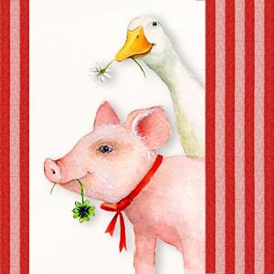 2740 - Pig and Goose