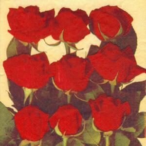 1329 - Red Roses - bouquet