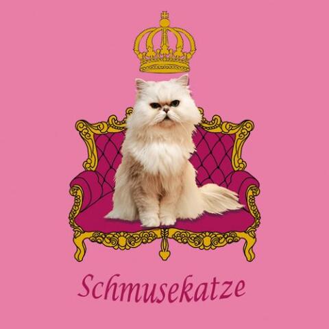 4348 - Kongelig kat i sofa - Pink