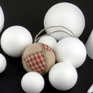 Polystyrene balls, 10 cm - 5 pcs.