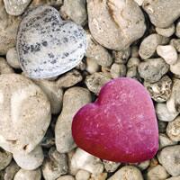 4610 - Hjerter på sten