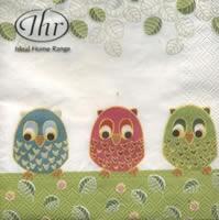 4701 - Owls - Coffee napkin