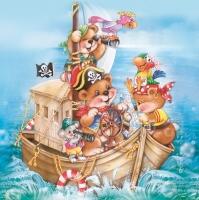5138 - Ship with teddies a.m. and map