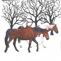 5297 - Winter horses