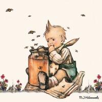 5416 - Lille dreng med hånden i honningkrukken.