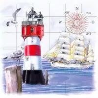 5646 - Lighthouse & Compass