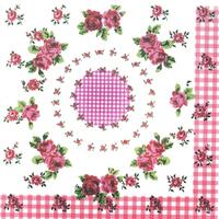 3814 - Vichy roses - pink