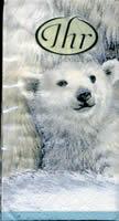 3488 - Isbjørne - Lommetørklæde