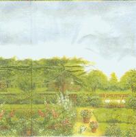 1156 - Garden path - Handkerchief