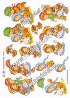 110919 Pige og dreng på slæde