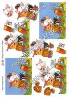 110982 Kat spiller golf