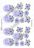 020554 25 års - Blå