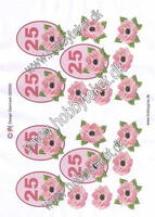 020555 25 års - Pink