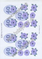 020558 40 års - Blå