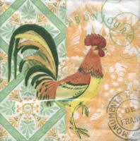 4236 - Rooster and patterns