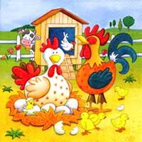 4407 - Festive chicken farm