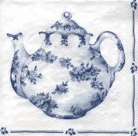 4738 - Tekande - Tea for two - white/blue