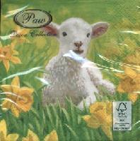 4712 - Easter lamb and daffodils