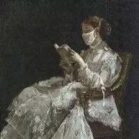 5659 - Liseuse - Kvinde læser