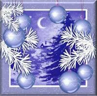 4028 - Christmas finery - Blue